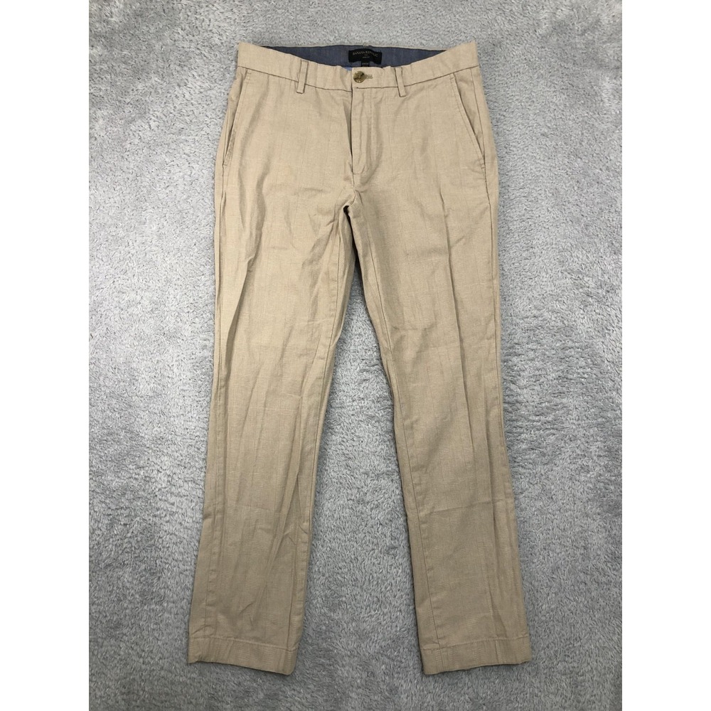 Banana Republic Pants Mens 32x29 (Tag 30x30) Beige Aiden Fit Chino Straight